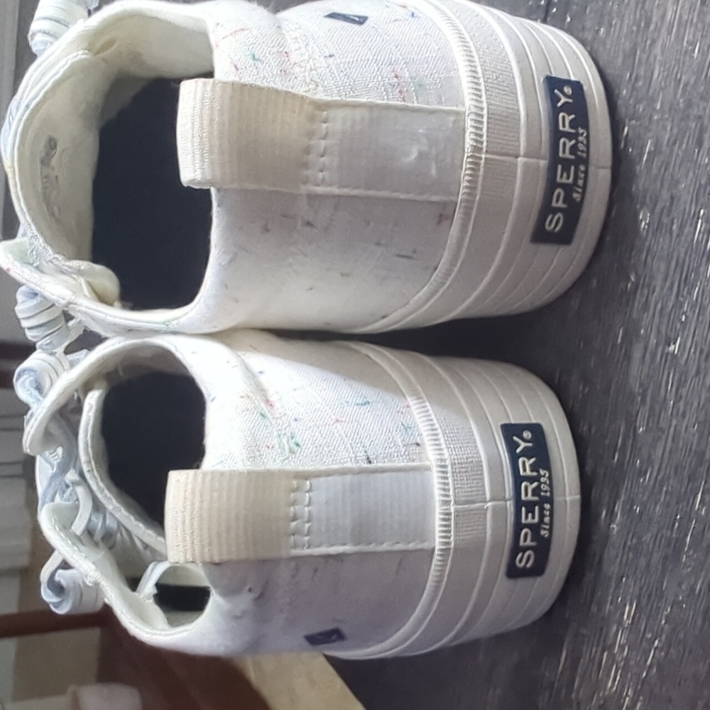 NWOT Sperry Confetti Platform Crest Vibe Ladies Sneakers Size 10 - Picture 4 of 9